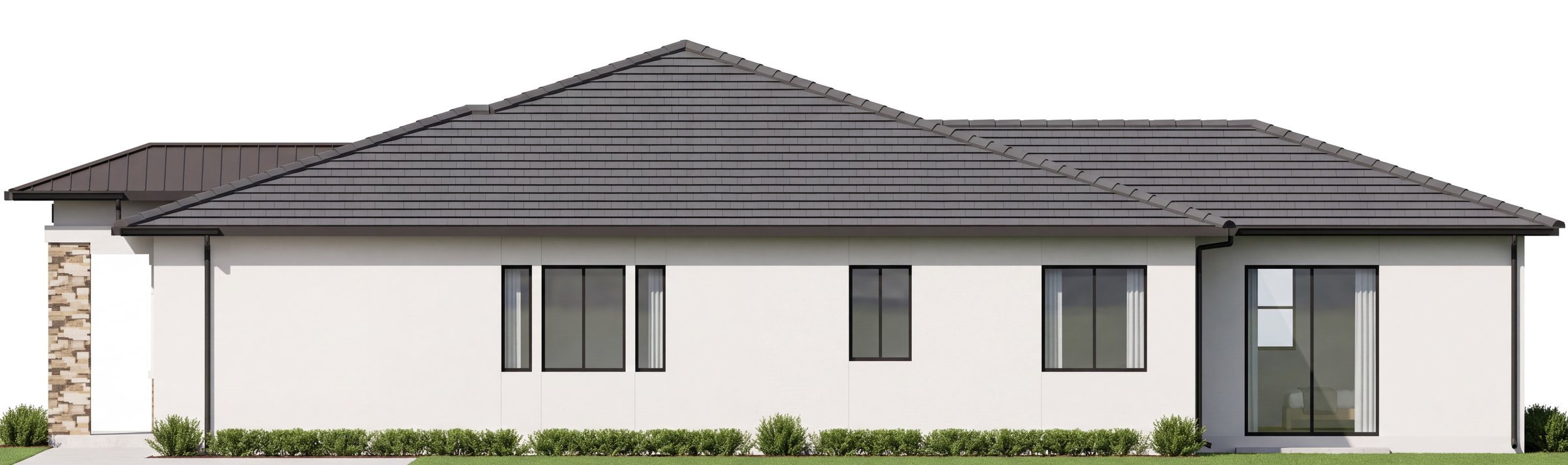 Right elevation (A)